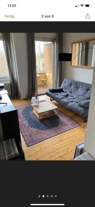 Zwischenmiete für Zwei-Zimmer-Wohnung Mitte August bis Ende Januar — photo 1