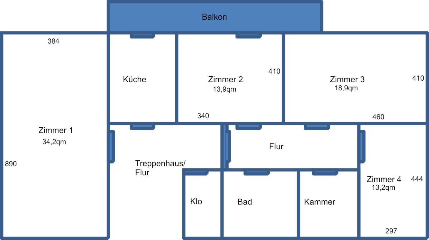 4-Zimmer Wohnung mit Küche neu renoviert in Uttenreuth (Erlangen-Ost)