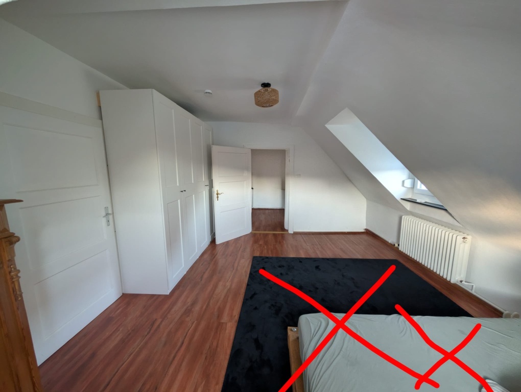84qm Dachgeschosswohnung, Teilmöbliert zur Untermiete für 2Semester – 97072 Würzburg Sanderau – Vorschaubild 10