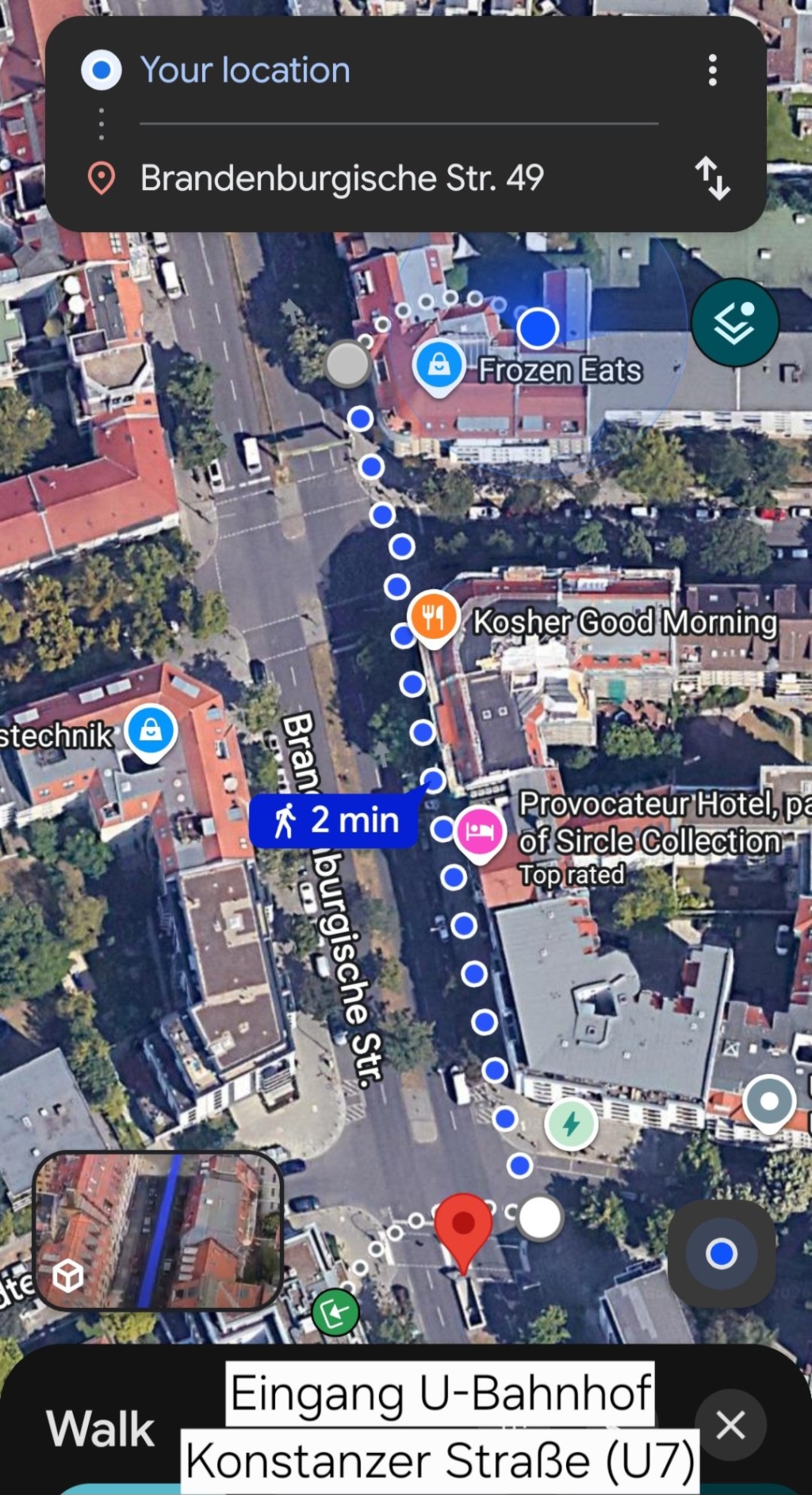 Ruhige, möblierte 2-Zimmer-Altbauwohnung in Wilmersdorf in Hinterhoflage, 1 Min. zur U-Bahn (U7) – Brandenburgische Straße 23, 10707 Berlin Wilmersdorf – Vorschaubild 11