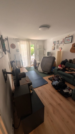 Ad image: 💐Furnished Room in a 2 room Apartment- 500 Miete/Rent(warm), 500 Caution/Deposit