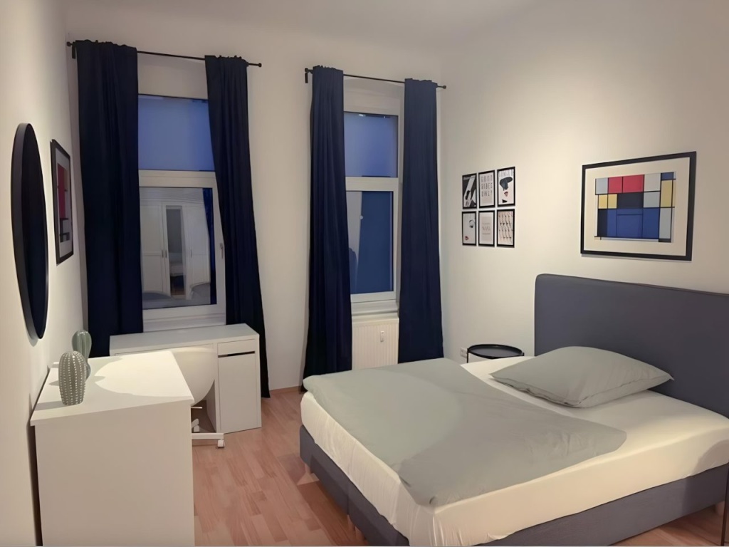 Modernes Zimmer im Berliner Bezirk Pankow
