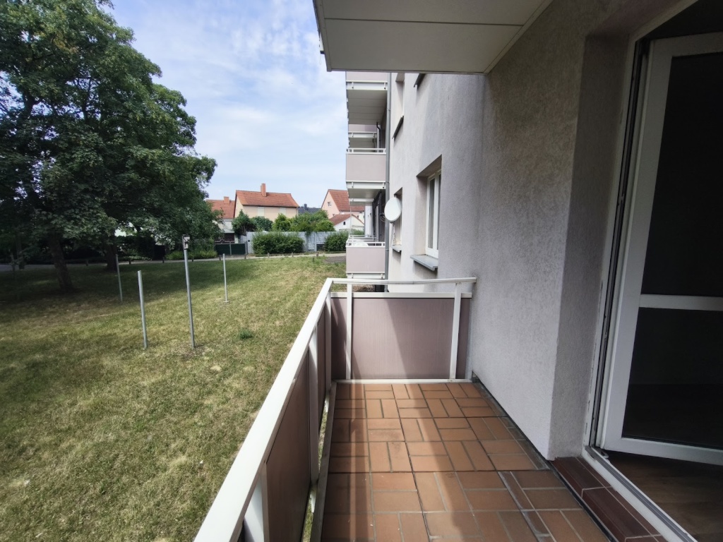 Wohnung Merseburg Straße des Friedens 111 - Balkon