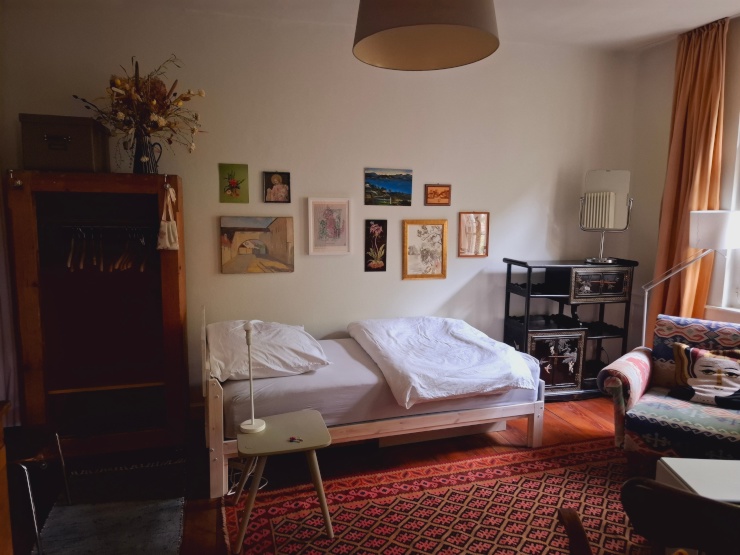 Möbliertes schönes Zimmer in Nürnberg St. Johannis mit Wasserterrasse