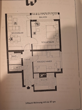 Anzeigenbild: 1 Zimmer möbliert