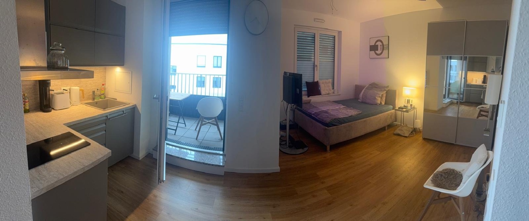 Modernes, voll möbliertes Studio | Stadtmitte (Central) I 5 Min. Hbf | All Inclusive-Miete