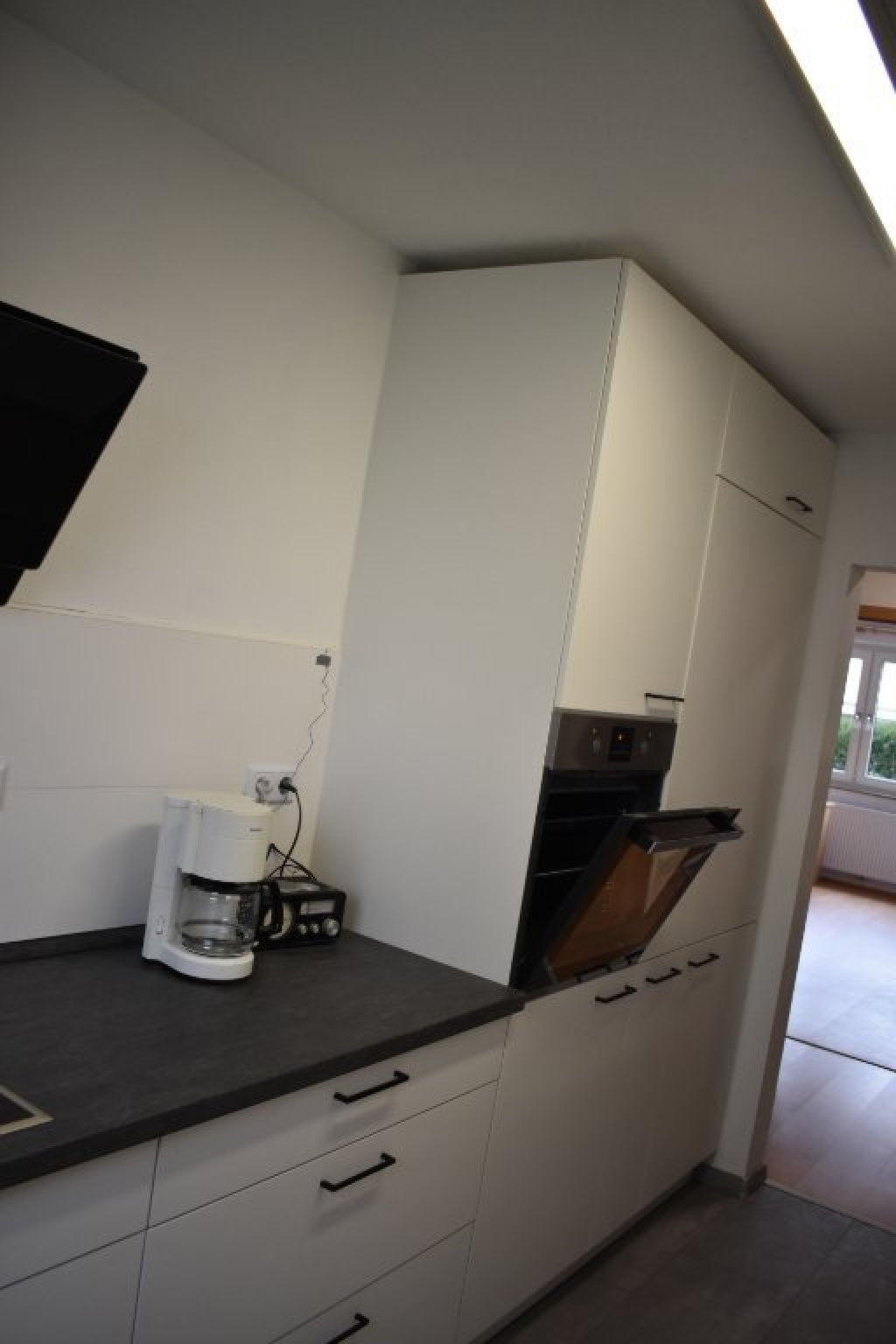 WG-Zimmer Ost Werderstraße 34 - Küche mit Backofen