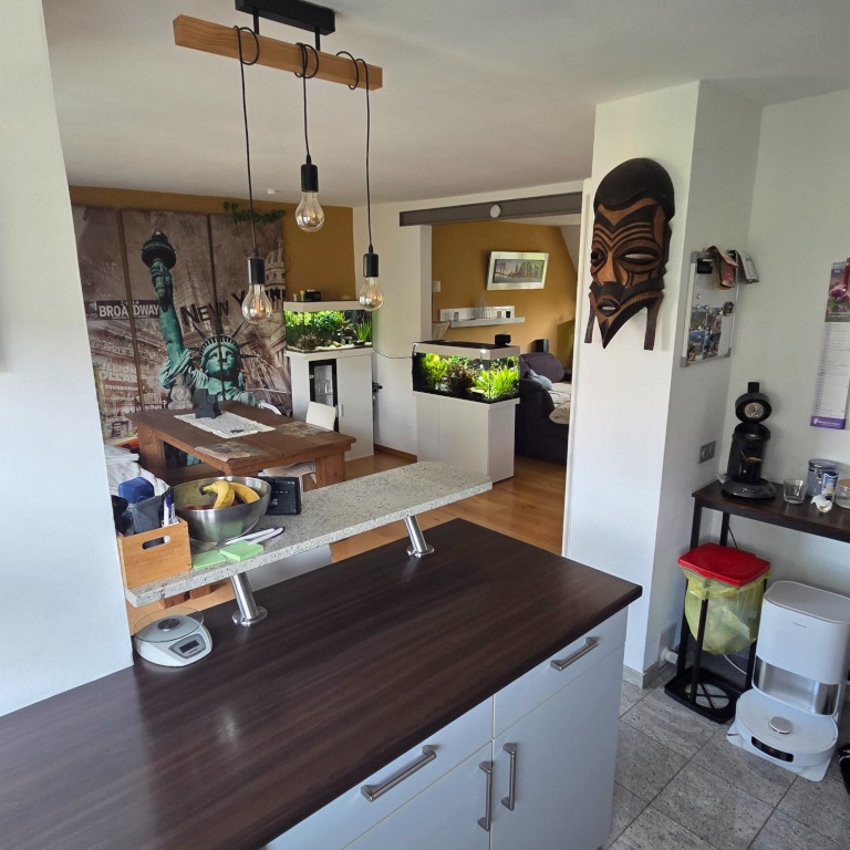 Habitación en WG Münster Mauritz Propsteistraße - Küche mit Blick Esszimmer/ Wohnzimmer