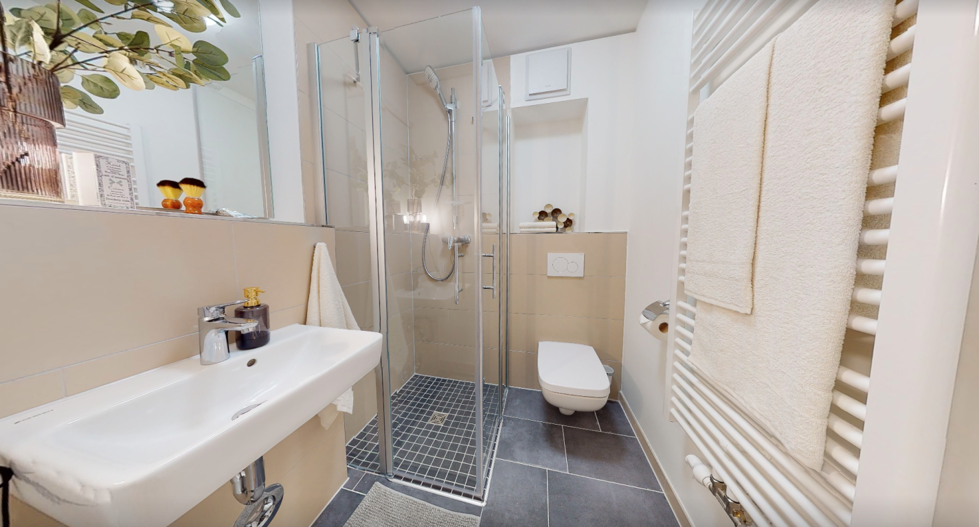 1-Zimmer Studio Apartment | Near Uni | Balcony & Gym – Meerwiesertalweg 6a, 66123 Saarbrücken St. Johann – Vorschaubild 4