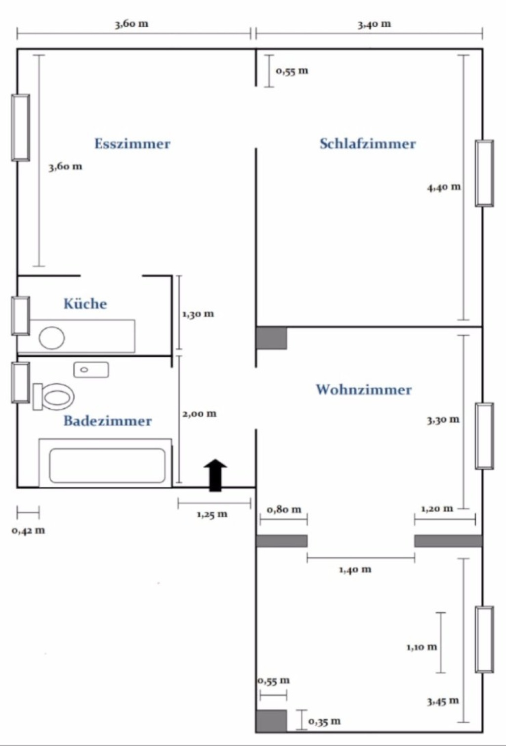 3 Zimmer // Münster-Süd // Dezember 2026-Februar 2027 – 48151 Münster Geist – Vorschaubild 9