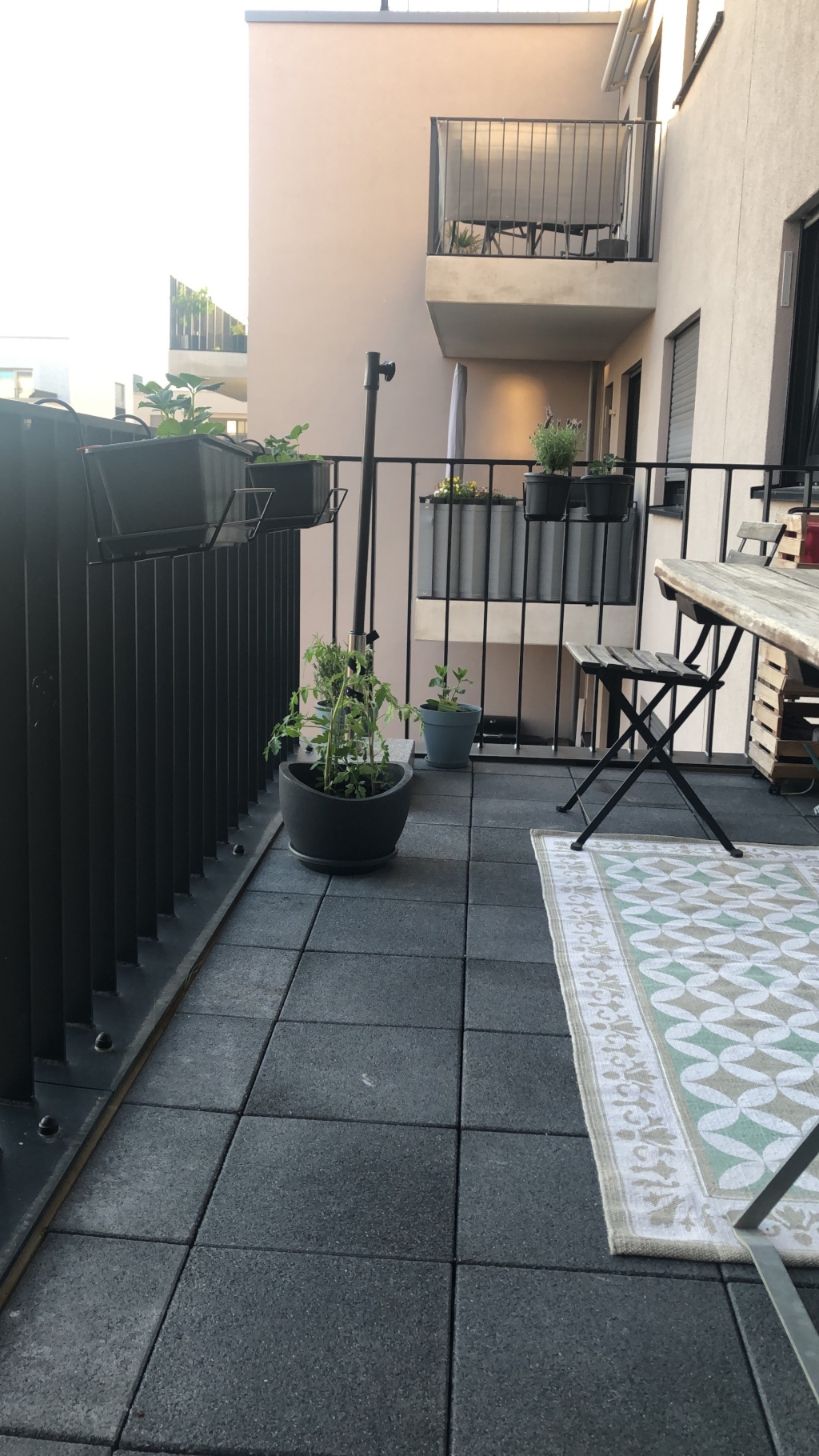 Apartamento Allach-Untermenzing Am Münchfeld 37 - Balkon