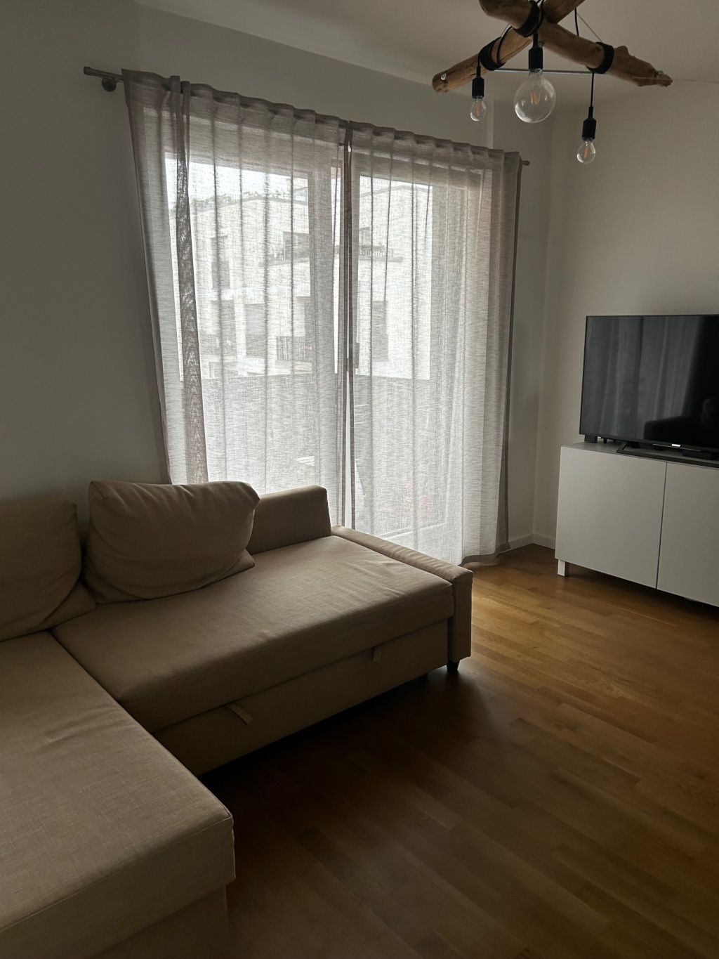 Apartamento Allach-Untermenzing Am Münchfeld 37 - Wohnzimmer