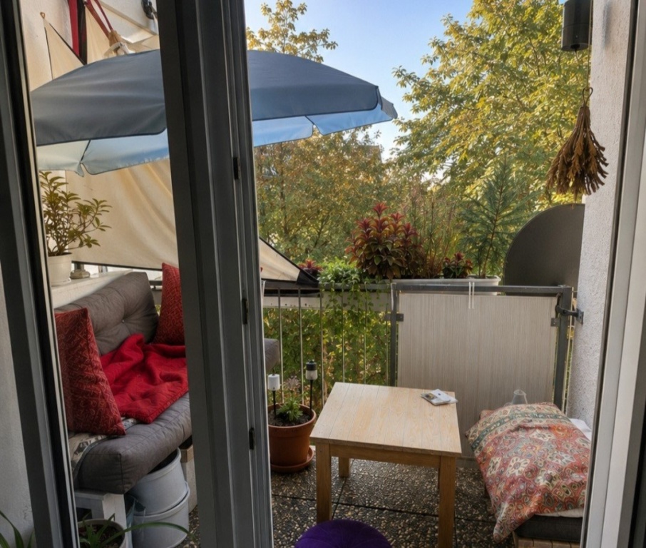 1-Zimmer-Wohnung zur Zwischenmiete- Hell, voll möblierte, mit Balkon in Toplage 🌞 – Robert-Schneider-Straße 78, 64289 Darmstadt Martinsviertel – Vorschaubild 4