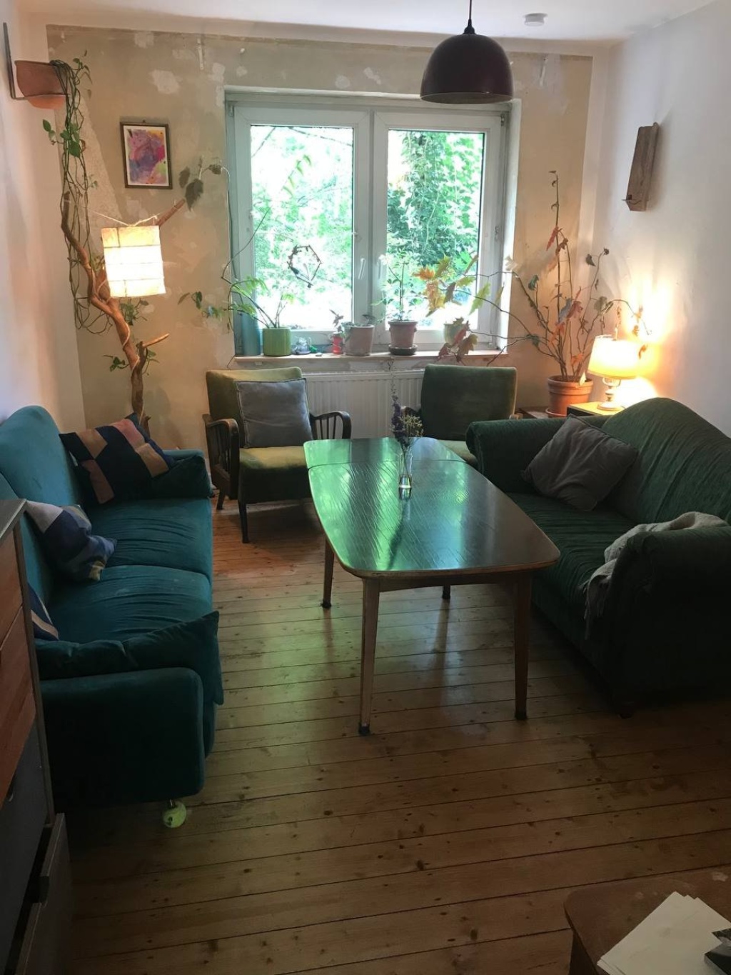 WG-Zimmer Schlachthofviertel Eckenerstraße 16 - Wohnzimmer