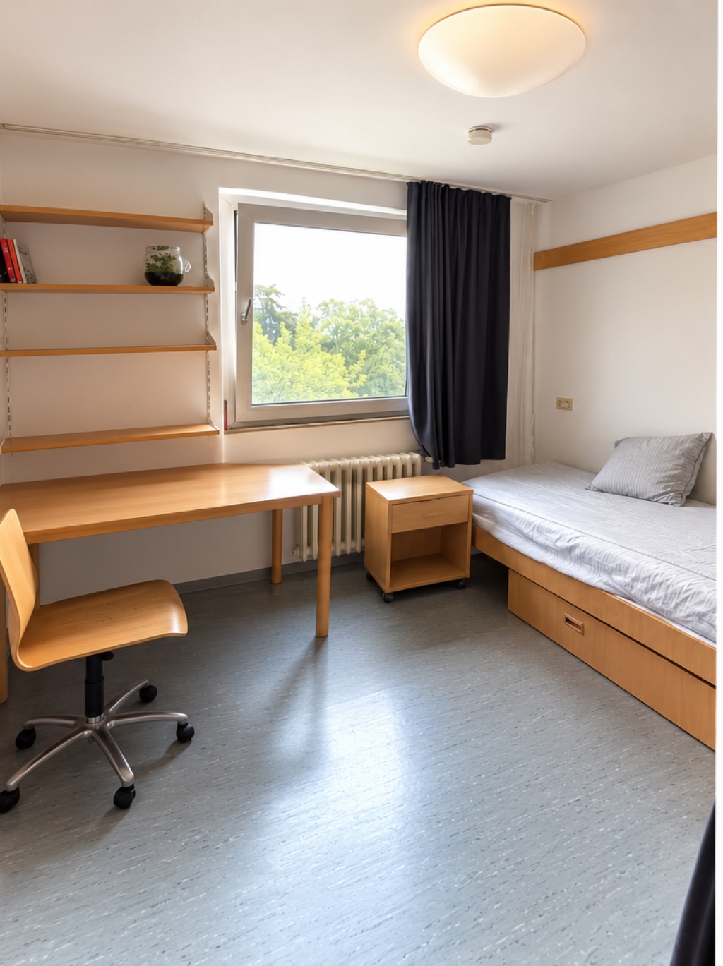 Möblierte Ruhige Studio-Wohnung nahe Uni – befristet