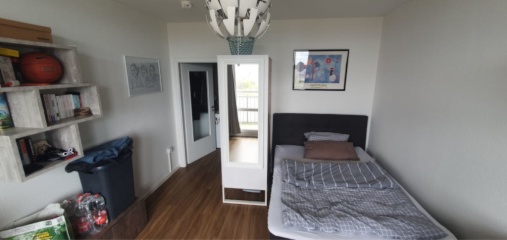 Anzeigenbild: Modernes und komplett möbliertes 1-Zimmer-Apartment.