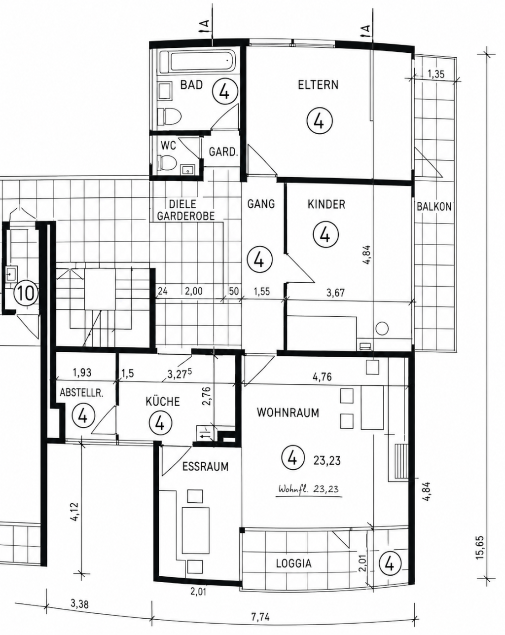 Flat Dichterviertel Großseelheimer Straße 4 - picture 19