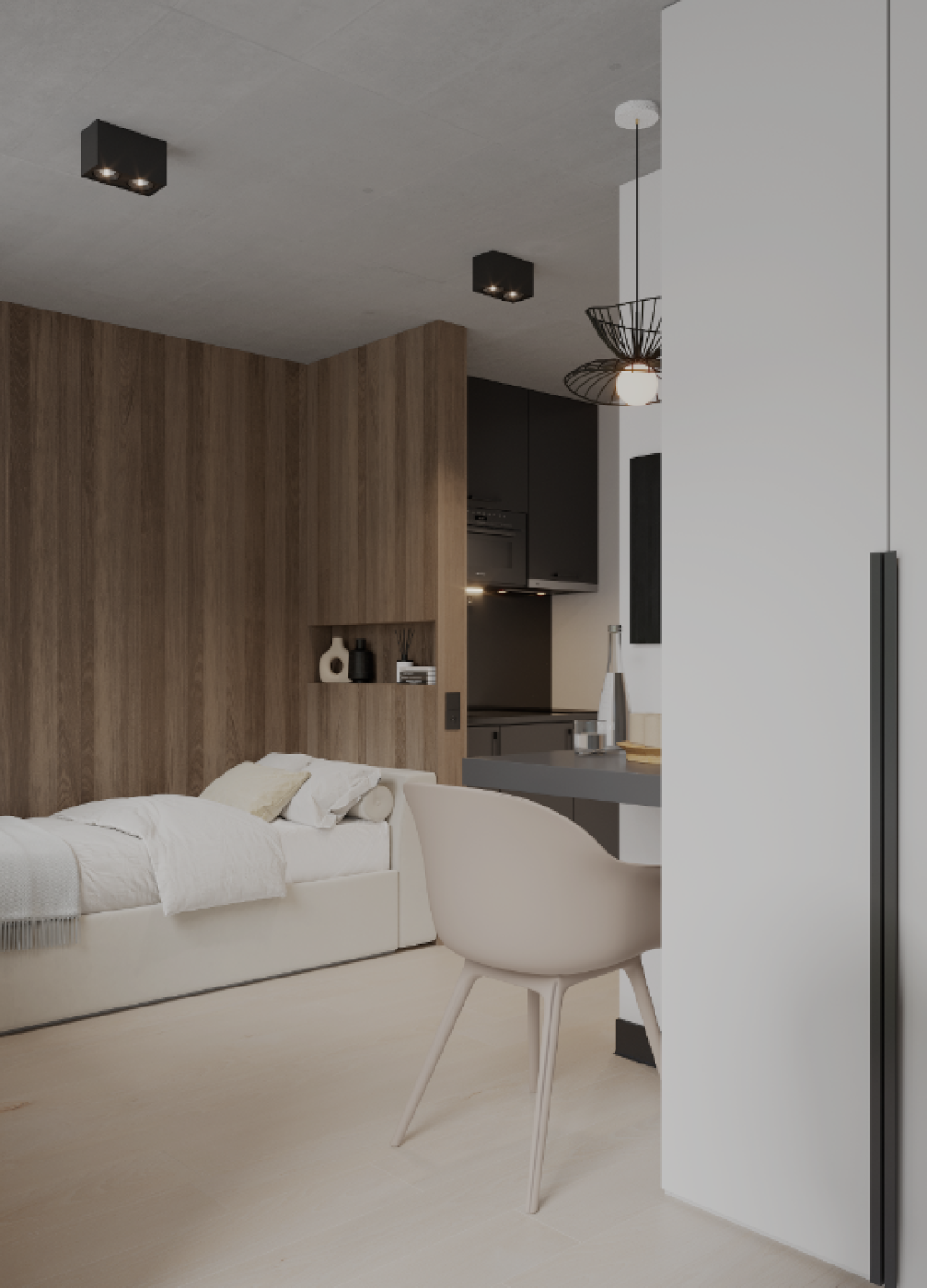 Erstbezug - Livus Bonn Style – Micro-Apartments 16qm ab 650€, All-in-Miete (Typ 1) – Kölnstraße 500, 53117 Bonn Auerberg – Vorschaubild 5