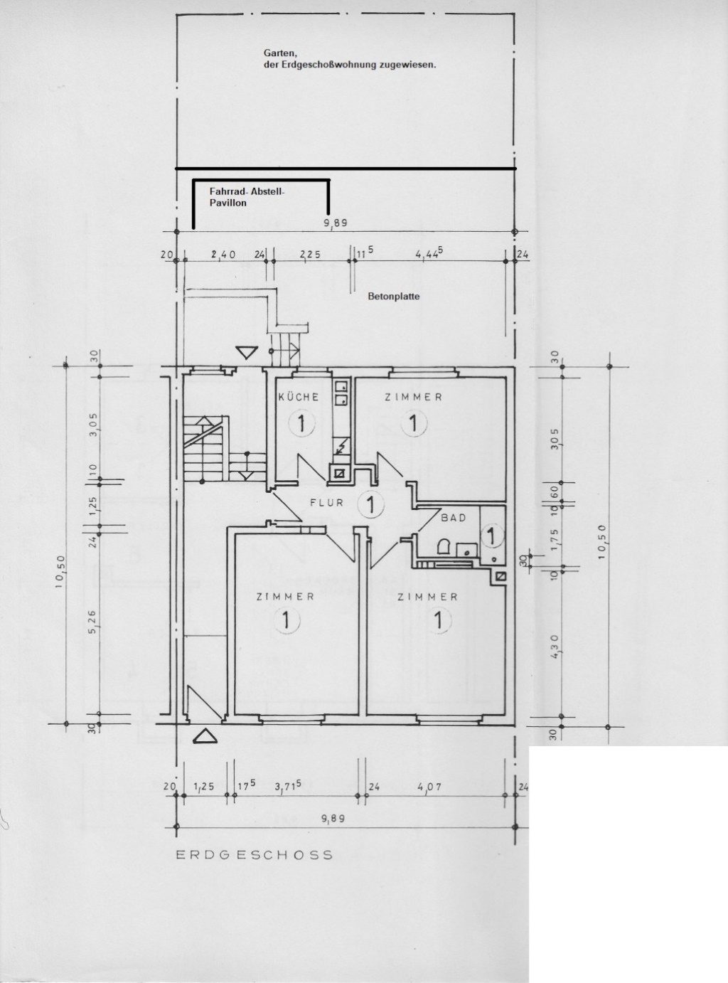 Wohnung Neckarstadt Pumpwerkstraße 8 - Grundriß der Wohnung