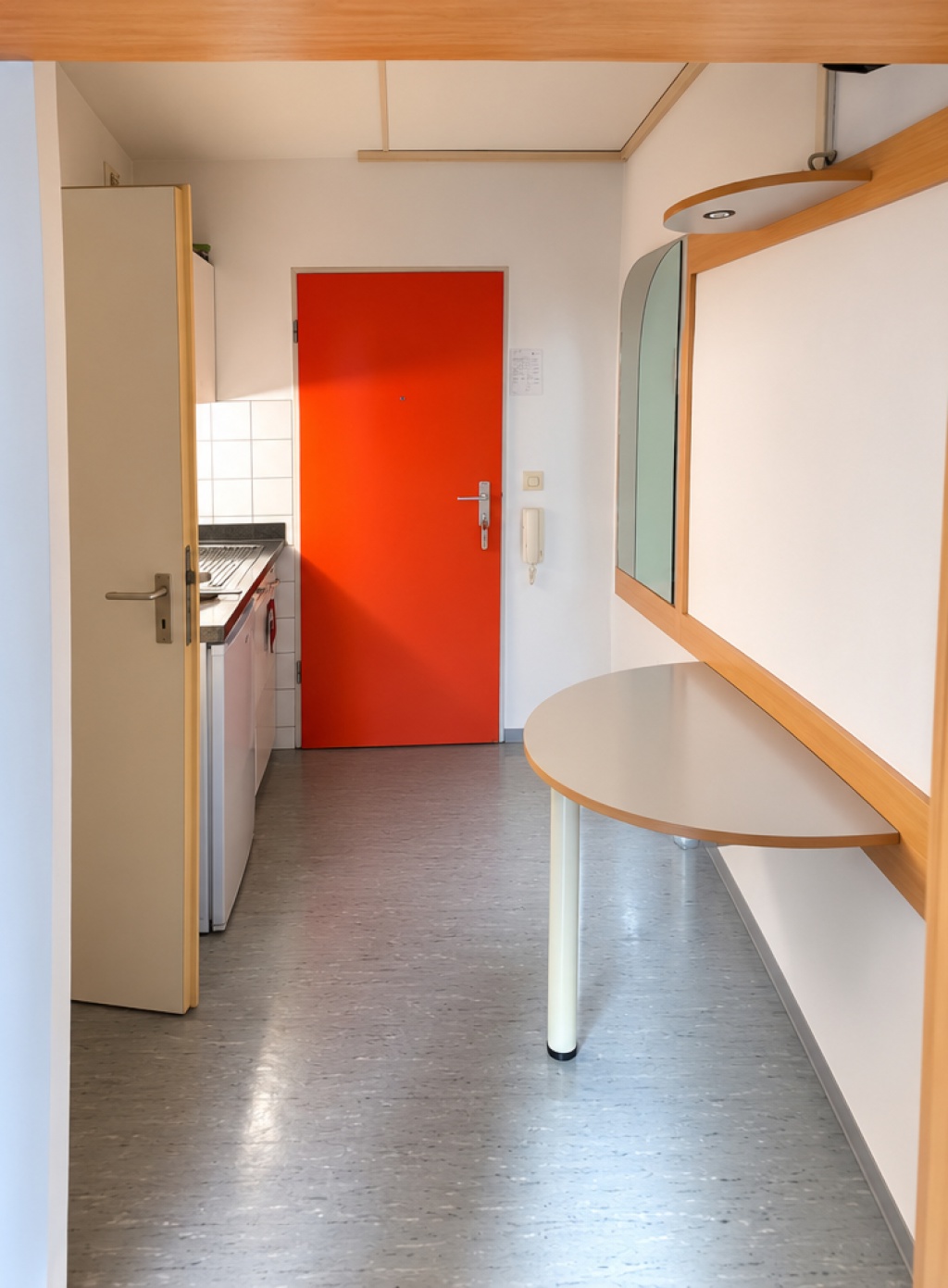 Möblierte Ruhige Studio-Wohnung nahe Uni – befristet – Kollegstr. 2, 44801 Bochum Querenburg – Vorschaubild 4