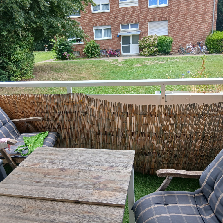 WG-Zimmer Mauritz Eltropweg - you can acces the balcony directly from the room