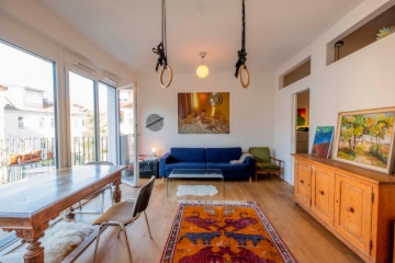 65qm LOFT, BEDROOM, Balcony, Rooftop, two Parks — photo 1