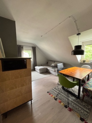 Helle, voll möblierte 2-Zimmer-Dachgeschosswohnung in Stuttgart-Süd (55 m2)