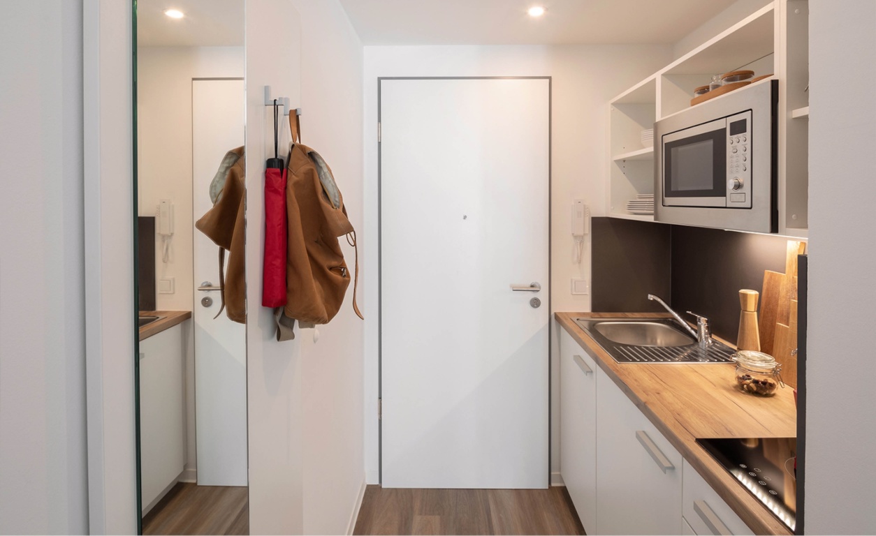 Modernes 1-Zimmer-Apartment in Aachen (The Fizz) - 6 Monate – Kasernenstraße 20, 52064 Aachen Aachen – Vorschaubild 4