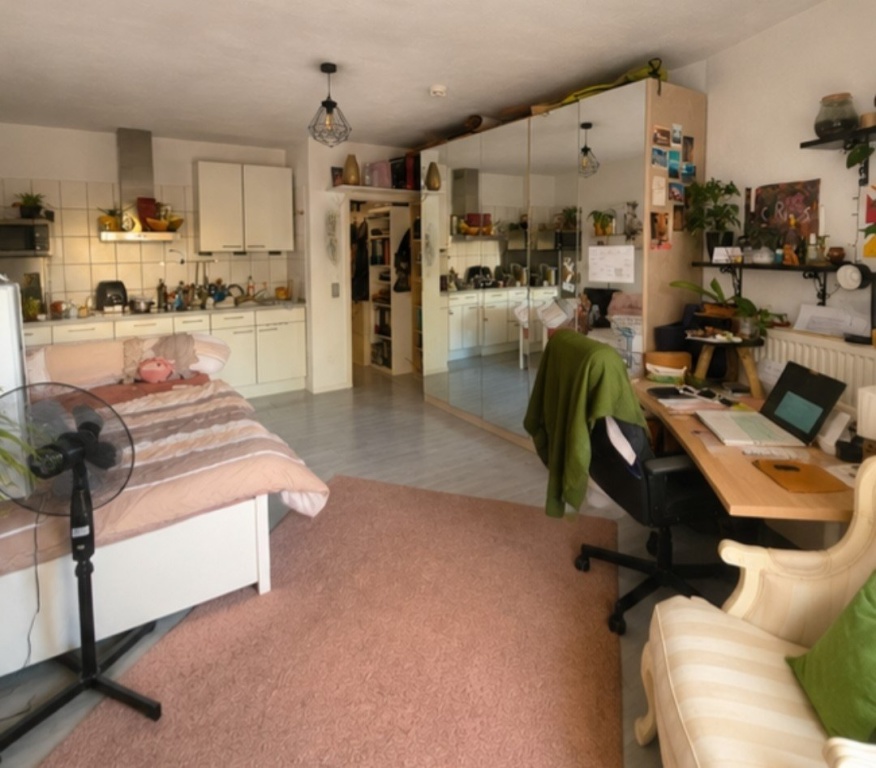 1-Zimmer-Wohnung zur Zwischenmiete- Hell, voll möblierte, mit Balkon in Toplage 🌞
