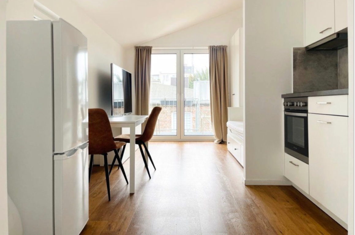 Möbliertes 1-Zimmer- Apartment mit Balkon · Zentrale Lage – Ottostraße 66, 52070 Aachen Frankenberger Viertel – Vorschaubild 2