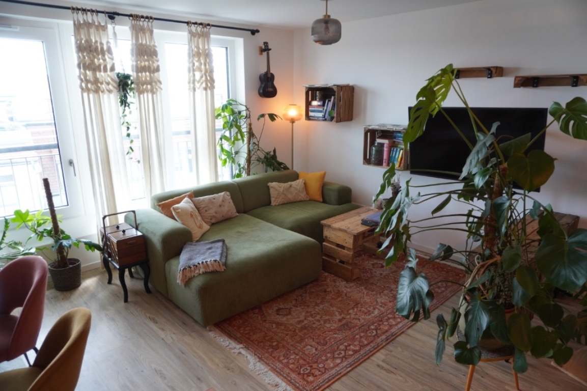 Möblierte Maisonette-Wohnung mit Dachterrasse und Stellplatz in der Dresdner Neustadt zur Zwischenmiete