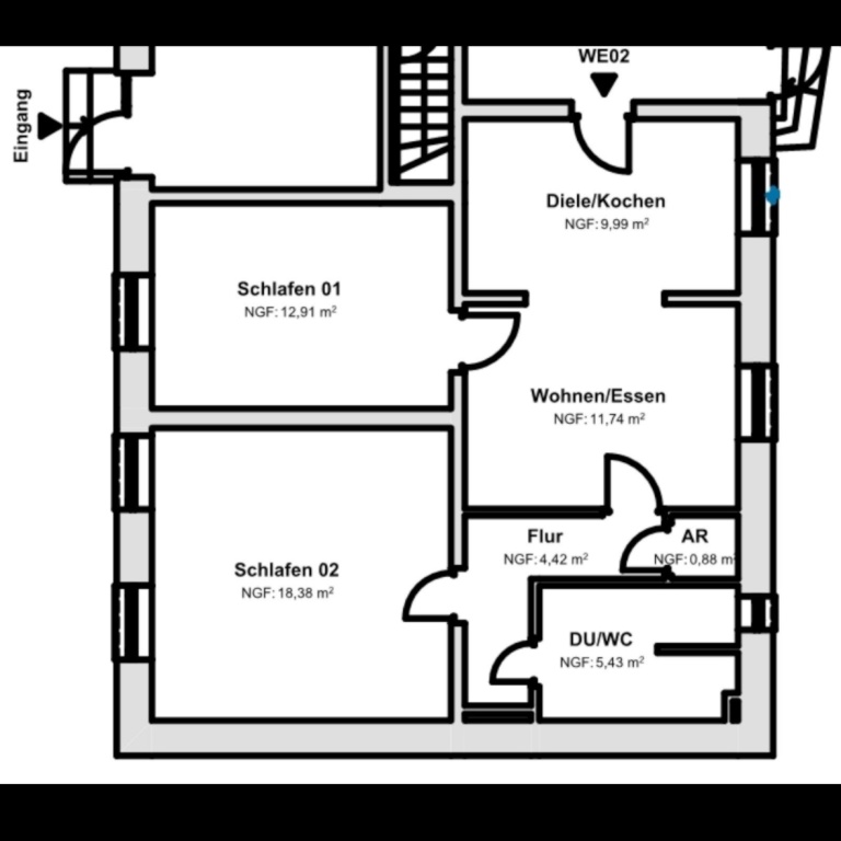 Möblierte 3 Zimmerwohnung Untermiete – Billwerder Billdeich 425, 21033 Hamburg Billwerder – Vorschaubild 9
