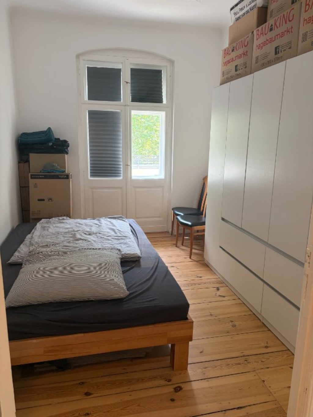 Helle, sanierte 60m2-Altbauwohnung in Moabit, voll möbliert, ruhiger Hofblick – Kaiserin-Augusta-Allee, 10553 Berlin Moabit – Vorschaubild 4