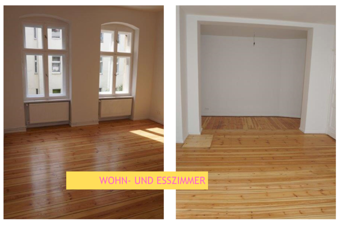 WG-Zimmer Schöneberg Gotenstraße - großes Wohn-und Esszimmer