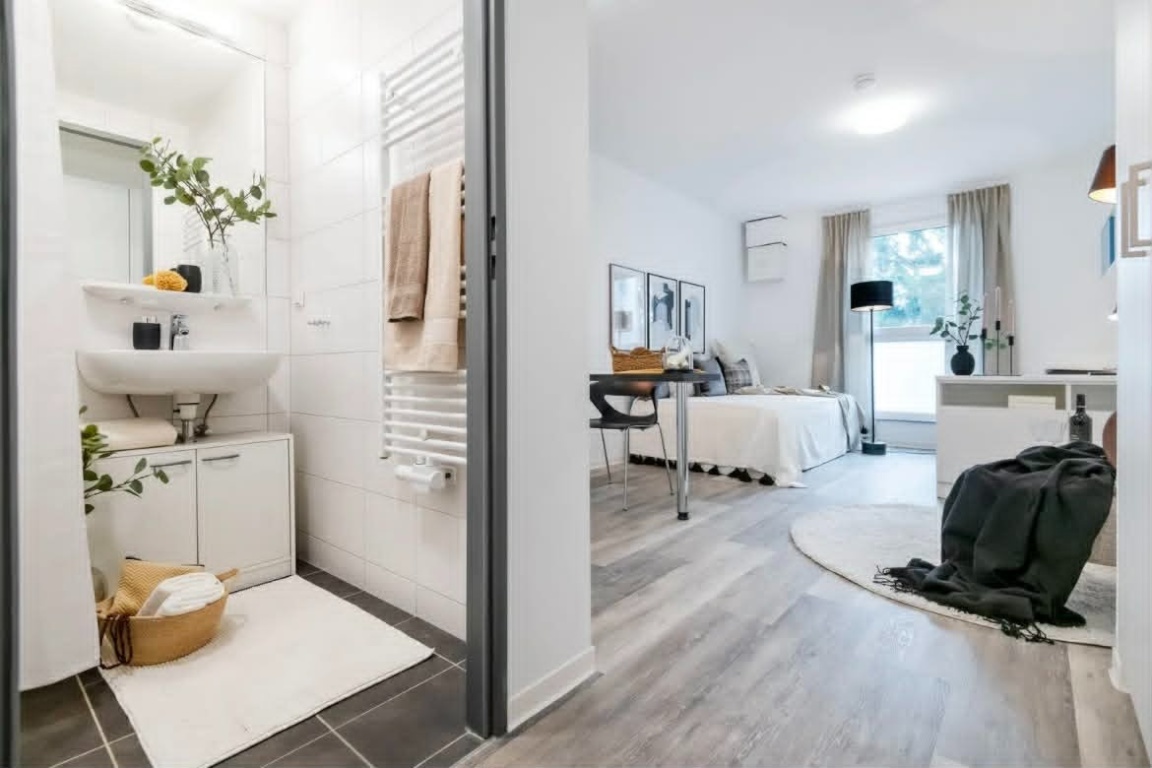 Zentrales Studio-Apartment in der Nähe des Bonner Hauptbahnhofs. – QUANTTİUSSTRAßE 30, 53115 Bonn BONN – Vorschaubild 6