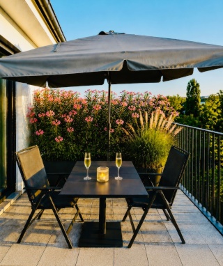 Anzeigenbild: Offenbach: ALL-IN-MIETE inkl. DSL+Streaming | möbl. 2-Zi.-Whg., 80qm | Terrasse zum See & Park