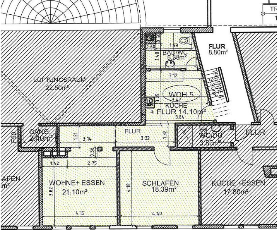 Wohnung Mitte Asperger Straße 49 - Grundriss