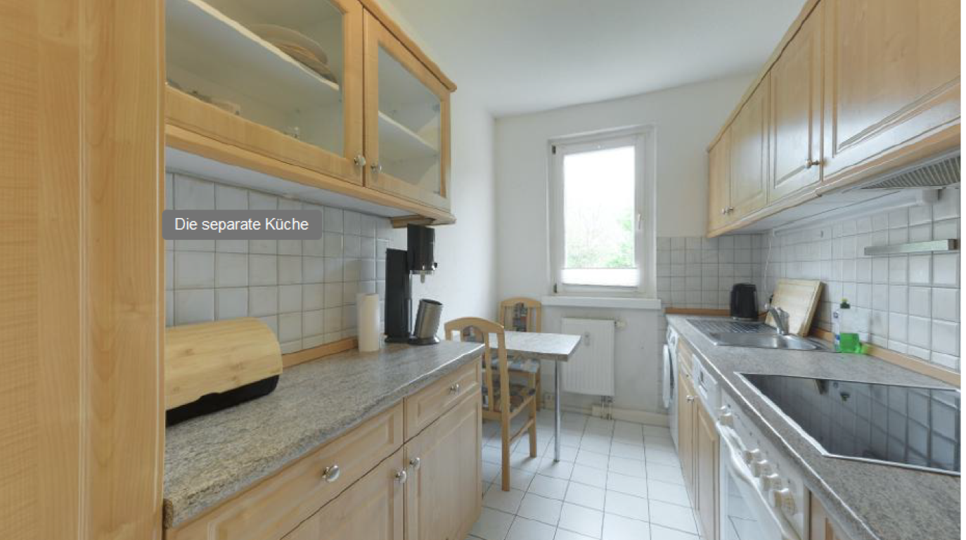 WG-Zimmer Südstadt Brahestraße 13 - Küche