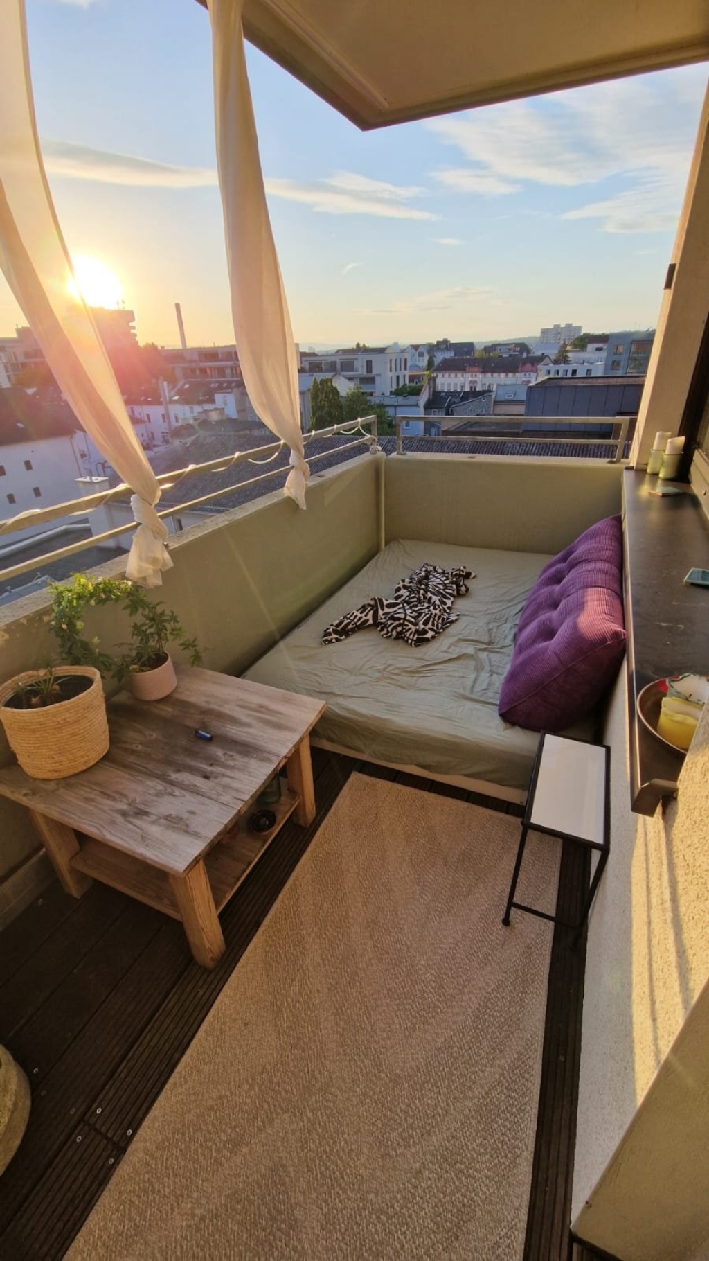 WG-Zimmer Offenbach am Main Kaiserstraße 58 - Balkon