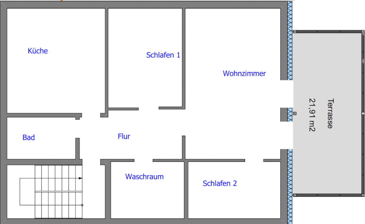 Dachgeschosswohnung 3,5Zi – Bruchweg 15, 76187 Karlsruhe Knielingen – Vorschaubild 2