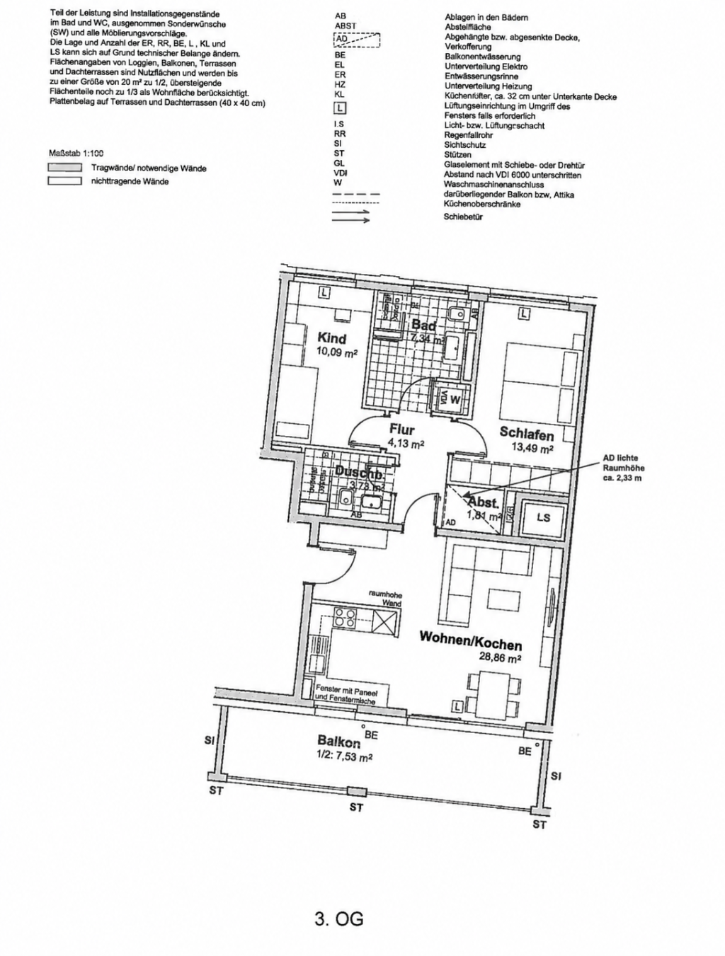 Moderne 3-Zimmer-Wohnung mit großem Balkon, 2 Bädern und TG-Einzelstellplatz in München-Lochhausen (3 min zu S-Bahn und der Lohe, 1 Min zu Supermarkt, Bäcker und Cafe) – Marianne-Hoppe-Straße 28, 81249 München Aubing-Lochhausen-Langwied – Vorschaubild 9