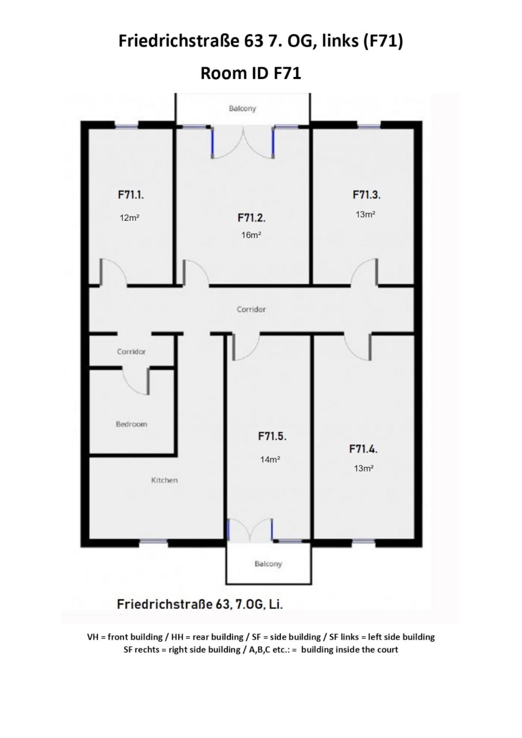 Privates Zimmer in einer Wohngemeinschaft in der Friedrichstraße – Friedrichstraße, 10117 Berlin Mitte – Vorschaubild 5