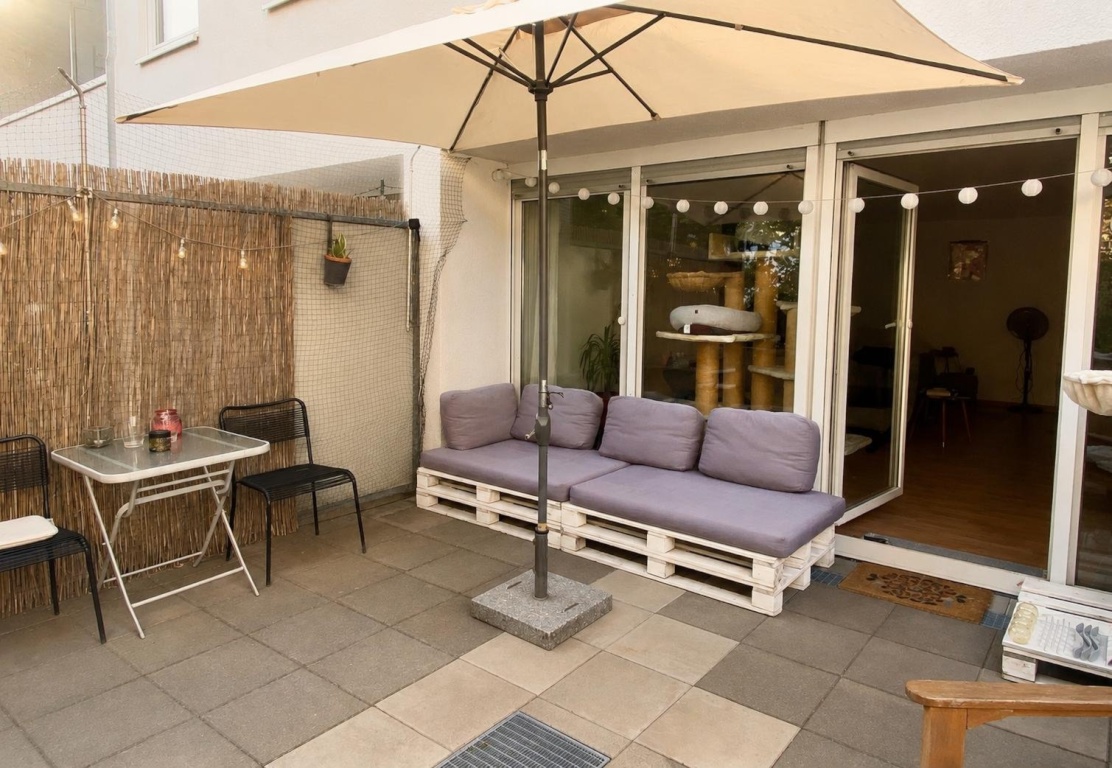 62 m2, möbliert, große Terrasse – Zwischenmiete ab 1.12. – Landgraf-Georg-Str. 66, 64283 Darmstadt Darmstadt – Vorschaubild 3