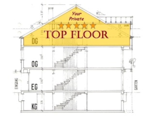 Entire Private Floor — charming 2 room flat in premium location | 15 walk into city centre