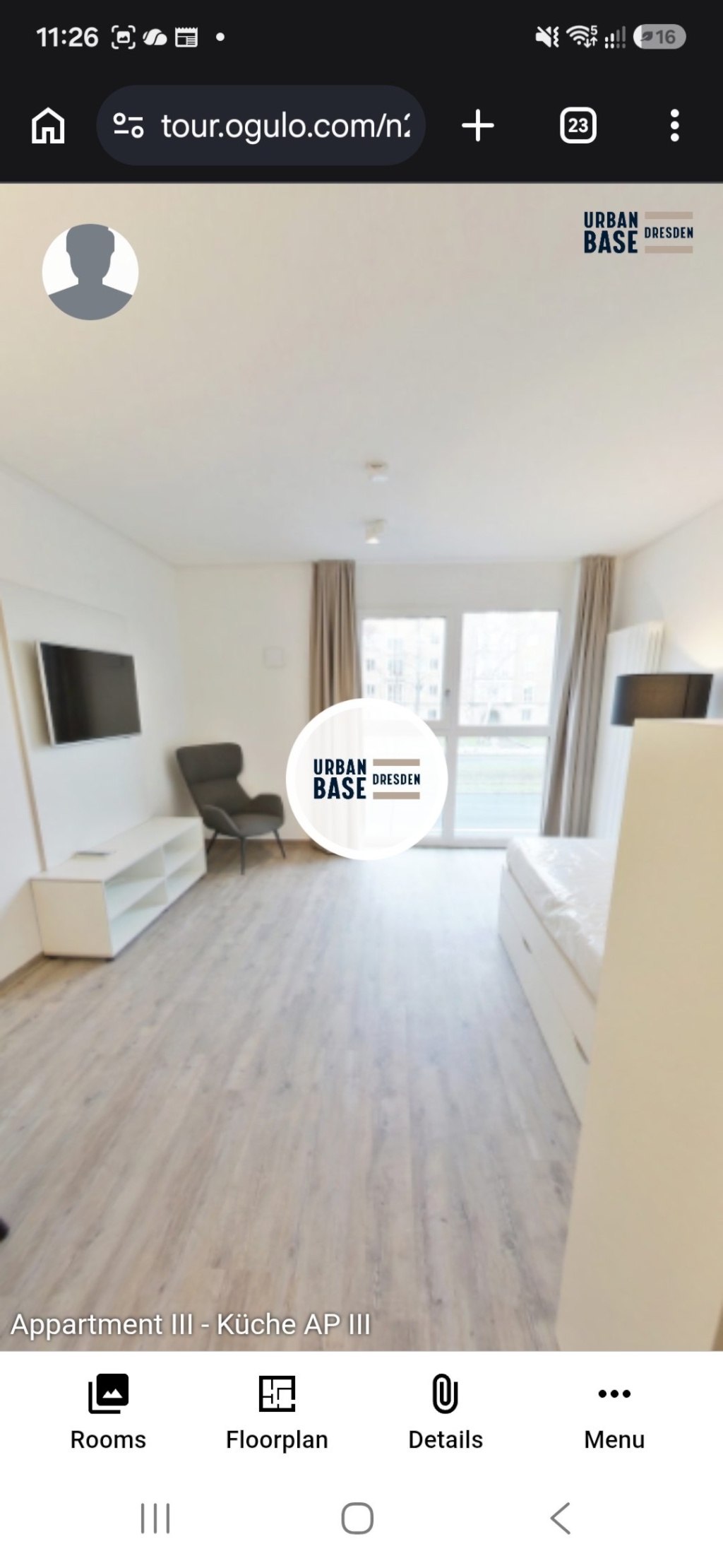 1-Zimmer-Wohnung Pirnaische Vorstadt Grunaer Straße 20A - Bild 3
