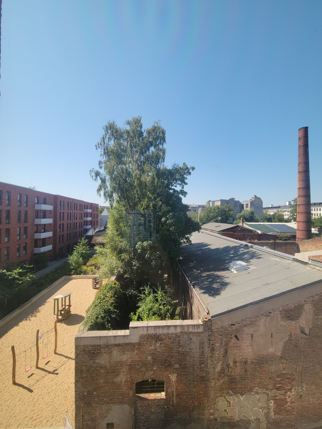 Wohnung Wedding Wiesenstraße 55 - Aussicht vom Schlafzimmer