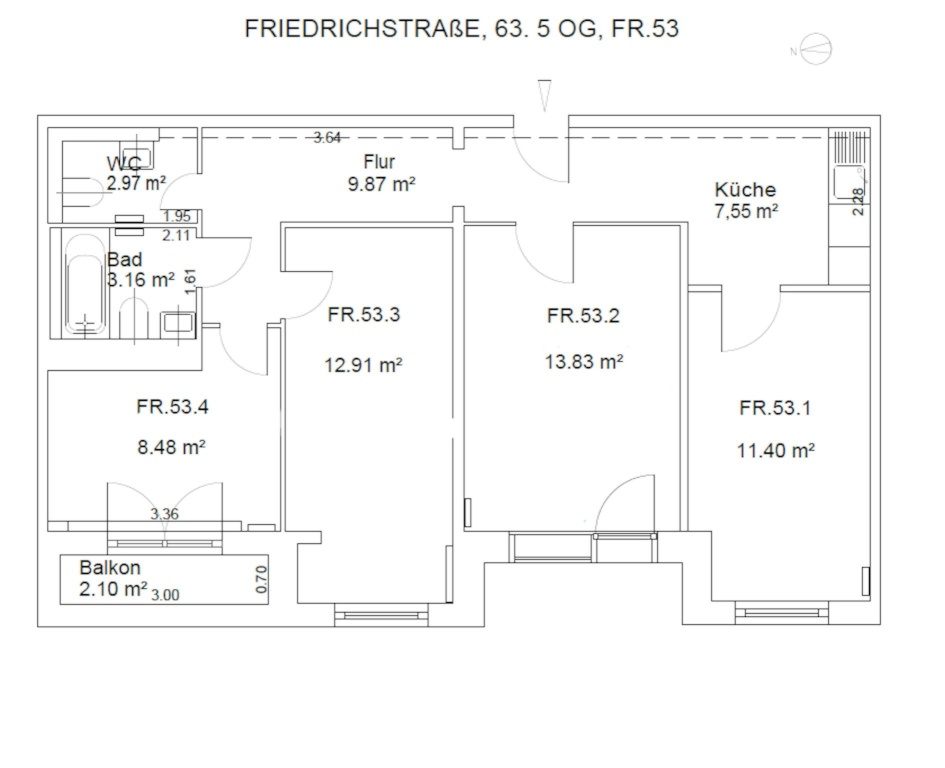WG-Zimmer Mitte Friedrichstraße - Bild 8
