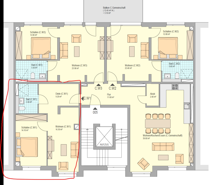 Mitbewohner*innen für Clusterwohnung in Mehrgenerationenhaus gesucht – Burgenlandstraße 7, 70469 Stuttgart Feuerbach – Vorschaubild 5
