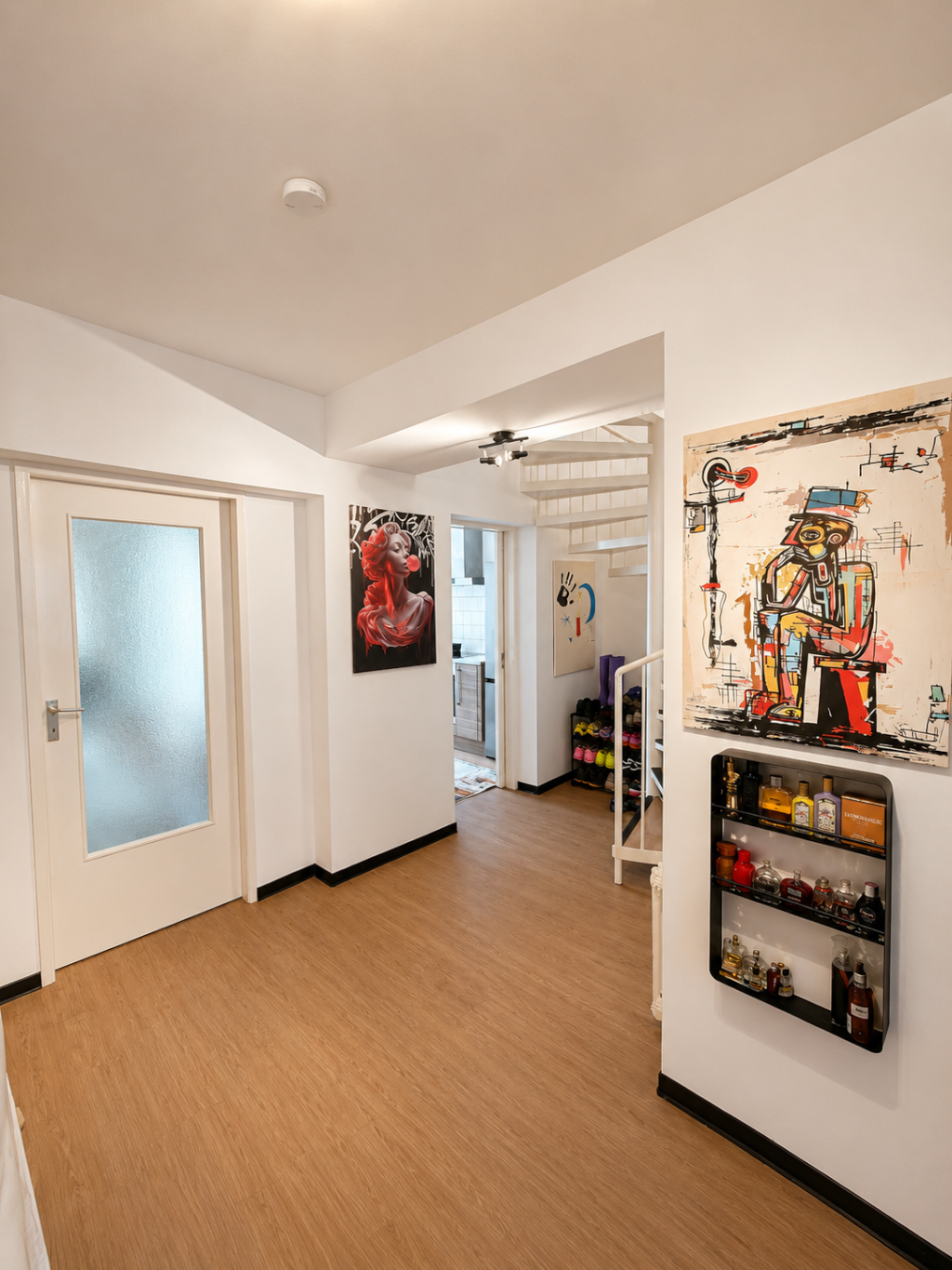 Stylish Private Mezzanine Room with Balcony | Heart of Berlin-Neukölln – Hertzbergstraße, 12055 Berlin Neukölln – Vorschaubild 8