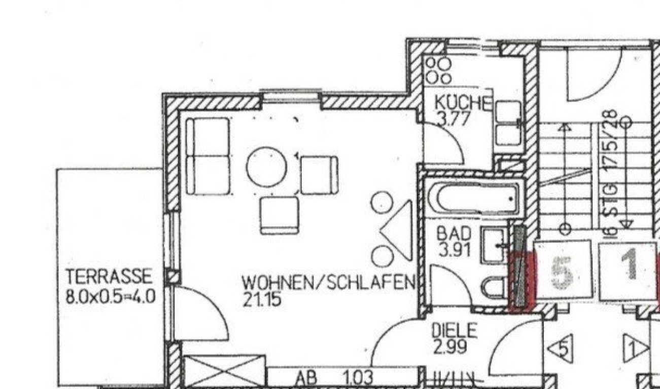 All-Inclusive 1.5-Room Apartment with Balcony near Alaunpark, Neustadt | 1-Year Sublet | Anmeldung Possible – Jägerstraße, 1099 Dresden Radeberger Vorstadt – Vorschaubild 10
